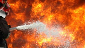 Stradala žena u požaru